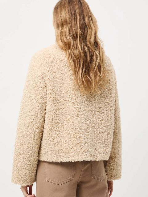 Medicine kurtka damska kolor beżowy przejściowa oversize