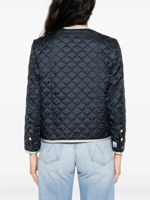 Max Mara CELESTE quilted pocket jacket - Blue