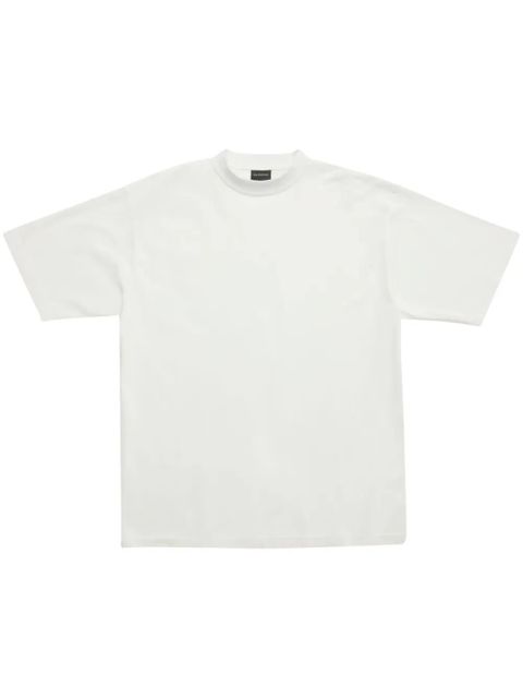 Balenciaga embroidered-logo cotton T-shirt - White - zdjęcie produktu nr 1