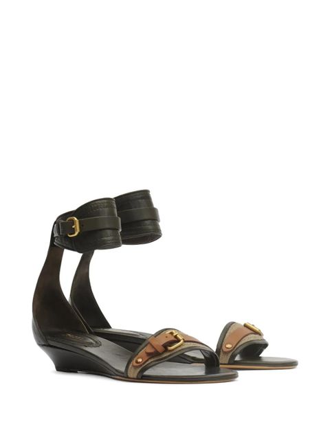 ISABEL MARANT Edony ankle-strap open-toe sandals - Green - zdjęcie produktu nr 2