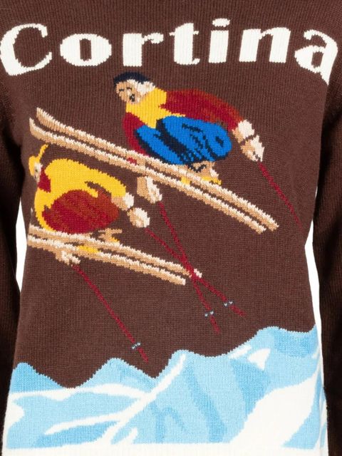 MC2 Saint Barth crew-neck sweater - Brown - zdjęcie produktu nr 2