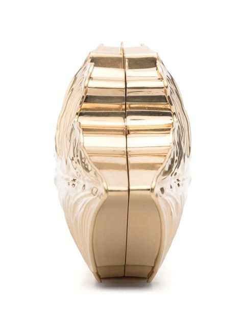 Simkhai rippled leaf-motif clutch bag - Gold - zdjęcie produktu nr 2