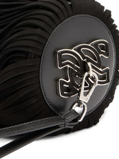 Casadei Pon Pon clutch bag - Black