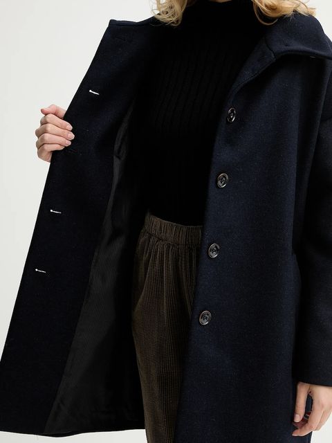 Sessun płaszcz z dodatkiem wełny