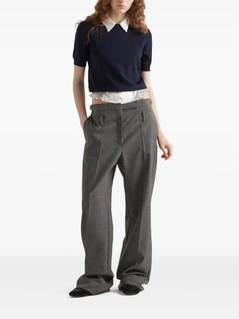 Prada wool knitted top - Blue - zdjęcie produktu nr 2