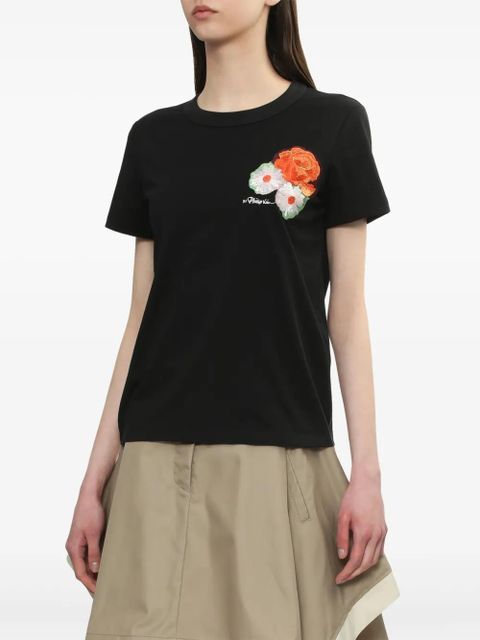 3.1 Phillip Lim logo-embroidered T-Shirt - Black