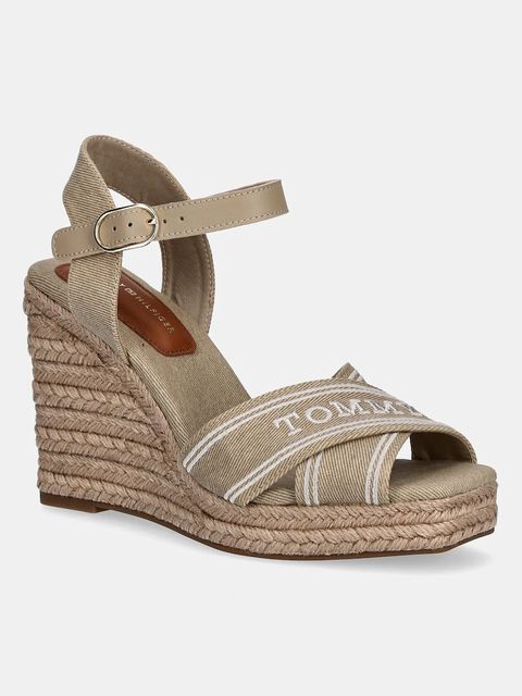 Tommy Hilfiger sandały TOMMY HILFIGER ESPAD HIGH WEDGE - zdjęcie produktu nr 1