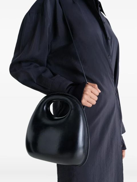 LEMAIRE Egg leather bag - Black