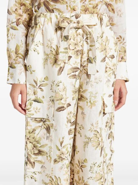 ZIMMERMANN Golden trousers - Neutrals