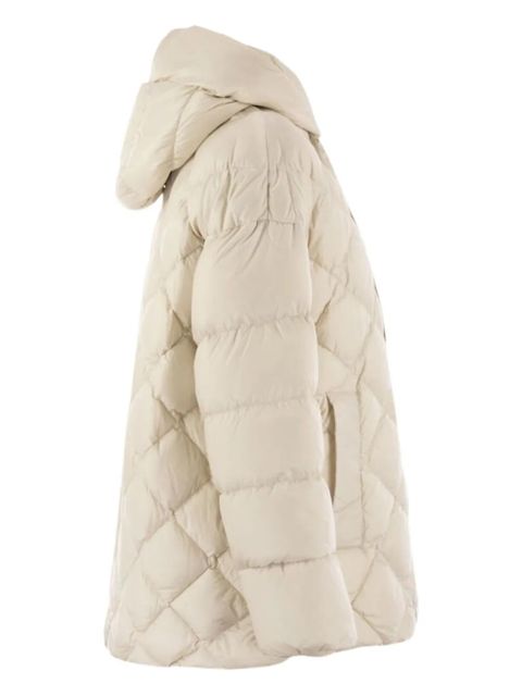 Max Mara quilted hooded jacket - Neutrals