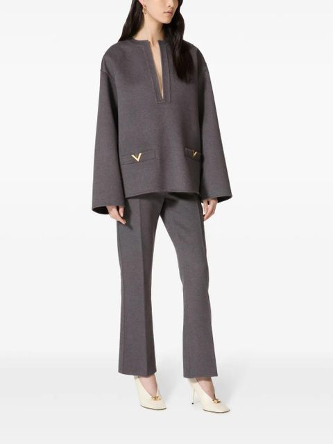 Valentino Garavani Compact Drap trousers - Grey - zdjęcie produktu nr 2