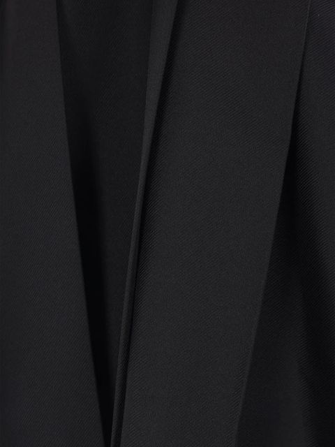 Comme Des Garçons pleated buckled dress - Black