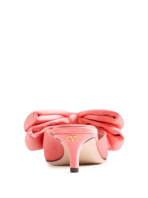 Valentino Garavani 45mm Yolande bow mules - Pink
