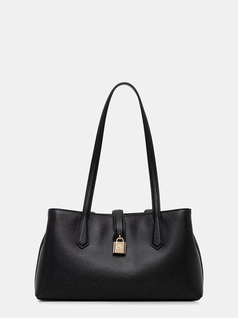 Karl Lagerfeld torebka skórzana K/AUTOGRAPH kolor czarny B1W30095 - zdjęcie produktu nr 1