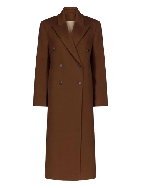 LouLou de Saison peak lapel double-breasted coat - Brown - zdjęcie produktu nr 1