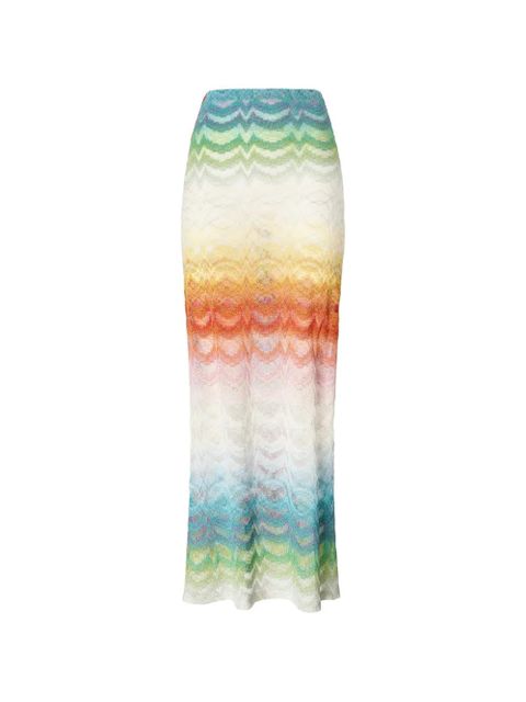 Missoni chevron-pattern beach skirt - White - zdjęcie produktu nr 1