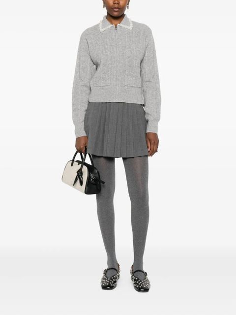 SANDRO pleated buckle skorts - Grey - zdjęcie produktu nr 2