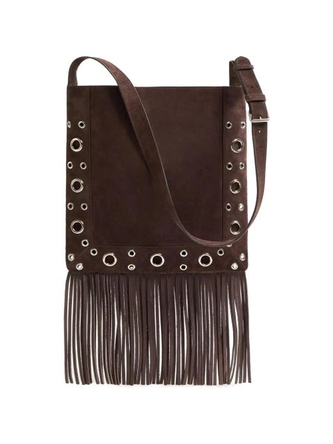 Valentino Garavani fringed shoulder bag - Brown