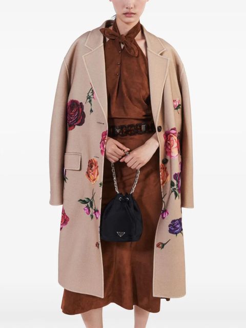 Prada suede midi skirt - Brown