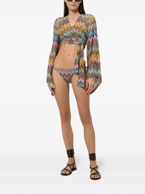 Missoni long-sleeve zigzag top - Brown - zdjęcie produktu nr 2