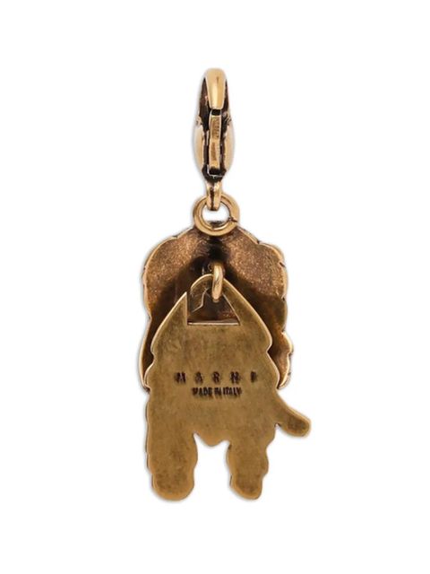 Marni dog-engraved charm - Gold - zdjęcie produktu nr 2