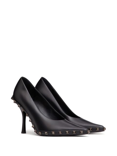 Valentino Garavani 100mm Rockstud pumps - Black