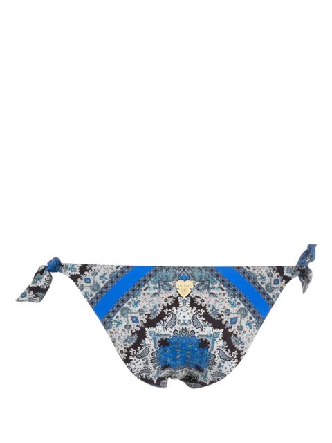 TWINSET paisley-print bikini bottoms - Blue - zdjęcie produktu nr 2