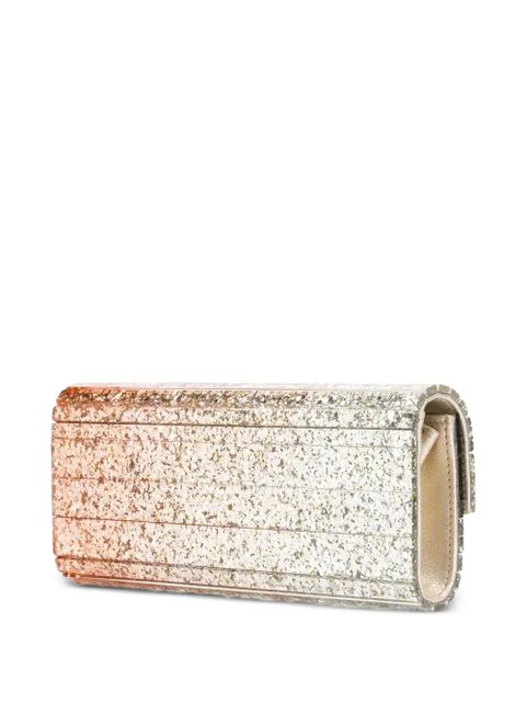 Jimmy Choo Sweetie Glitter clutch bag - Silver