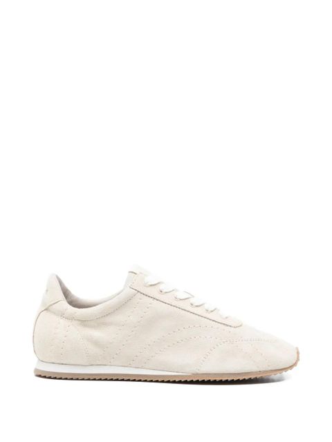 TOTEME Flex suede sneakers - Neutrals - zdjęcie produktu nr 1