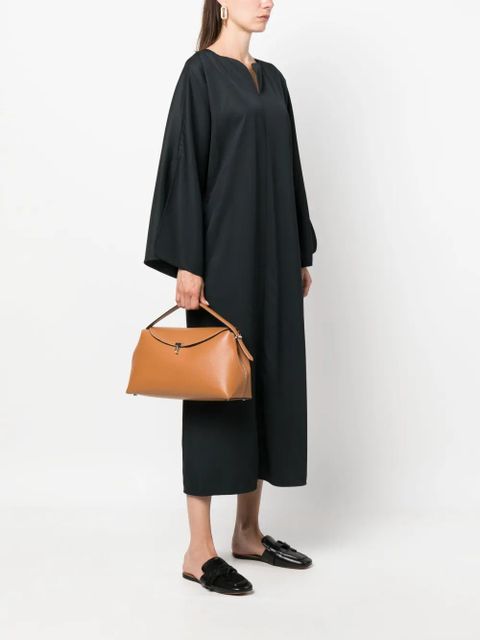 TOTEME T-Lock leather top handle bag - Brown - zdjęcie produktu nr 2