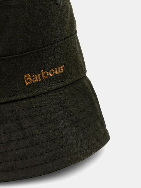 Barbour kapelusz bawełniany kolor zielony LHA0519 - zdjęcie produktu nr 2