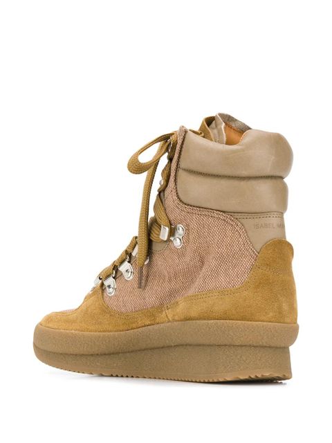 ISABEL MARANT chunky lace-up boots - Green - zdjęcie produktu nr 2