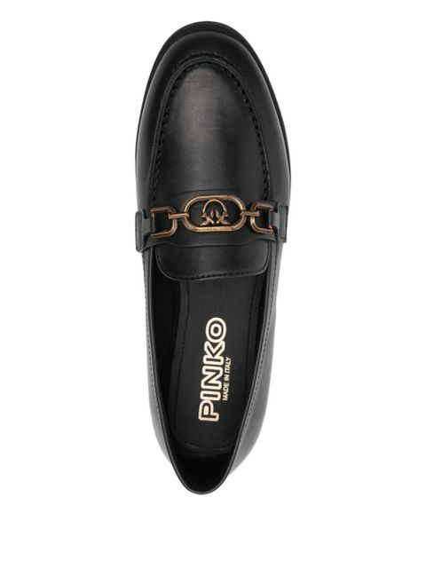 PINKO Naty 05 chain loafers - Black