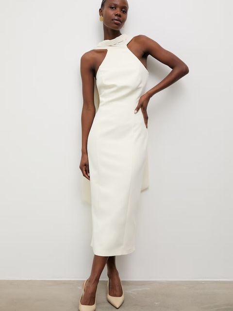 Answear.LAB sukienka halter - zdjęcie produktu nr 1