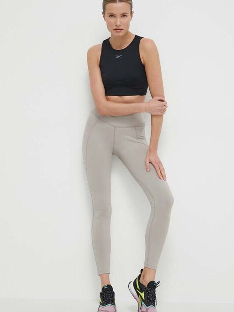 Reebok top treningowy LUX COLLECTION kolor czarny 100075373 - zdjęcie produktu nr 2