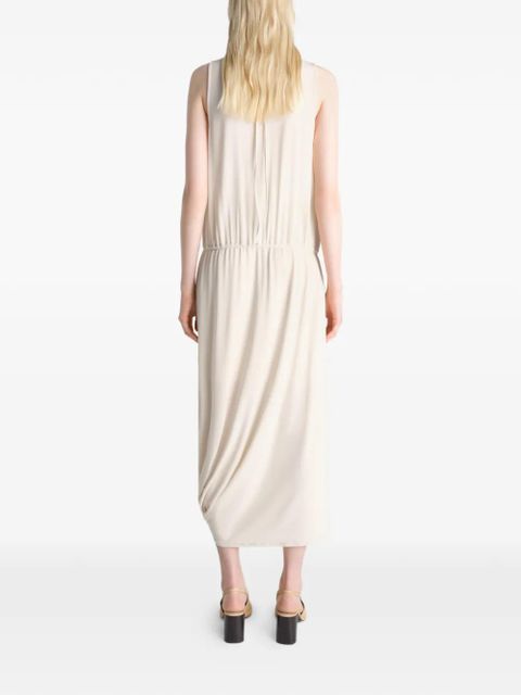 LEMAIRE draped asymmetric dress - Neutrals