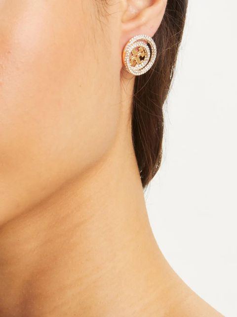 Tory Burch Miller double-ring stud earrings - Gold - zdjęcie produktu nr 2