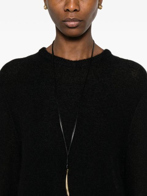 TOTEME open weave sweater - Black