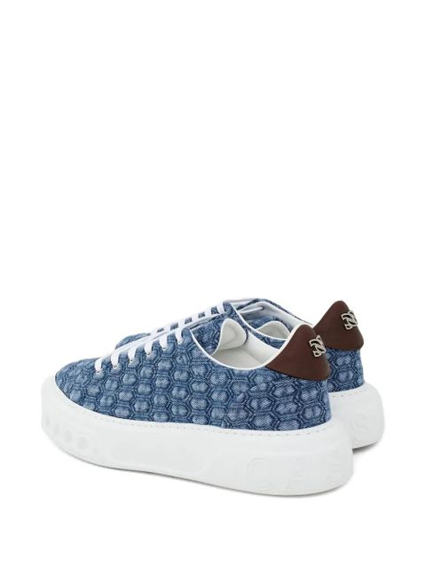 Casadei Off-Road lace-up sneakers - Blue