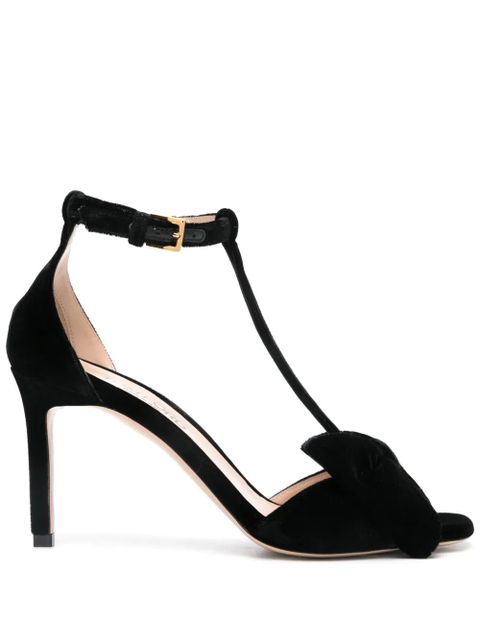 TOM FORD 80mm velvet sandals - Black - zdjęcie produktu nr 1