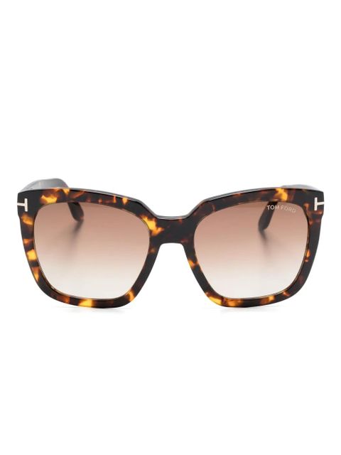 TOM FORD Eyewear Amarra sunglasses - Brown - zdjęcie produktu nr 1