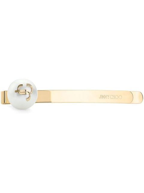 Jimmy Choo hair slide - Gold - zdjęcie produktu nr 1
