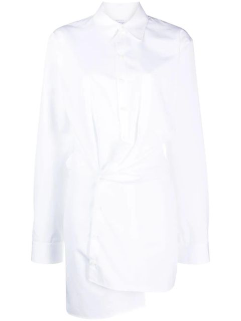 Off-White asymmetric cotton shirtdress - zdjęcie produktu nr 1