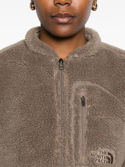The North Face zip-up fleece jacket - Brown