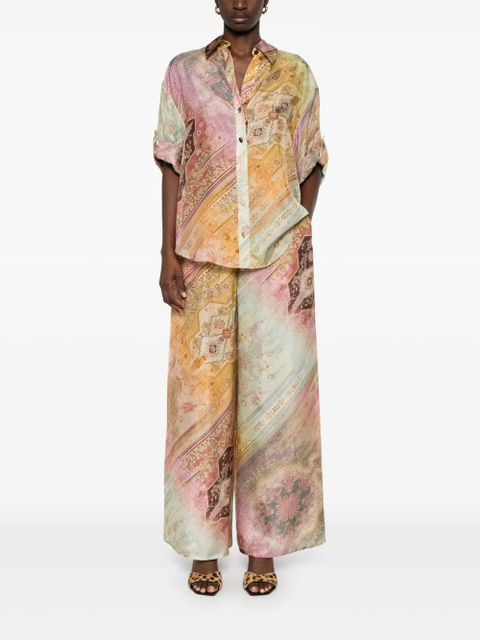 ZIMMERMANN Tallow palazzo trousers - Brown - zdjęcie produktu nr 2