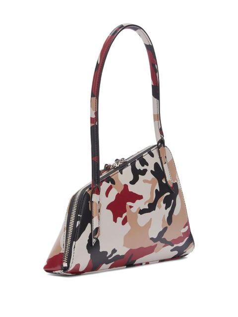 The Attico camouflage-print shoulder bag - White