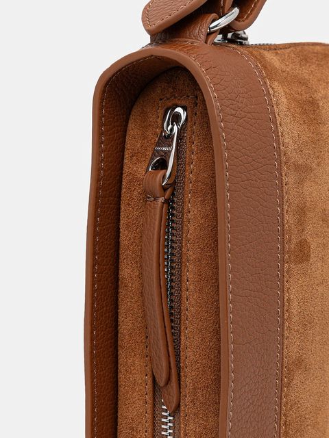 Coccinelle torebka skórzana ELINOR kolor brązowy E1.TL6.12.02.01