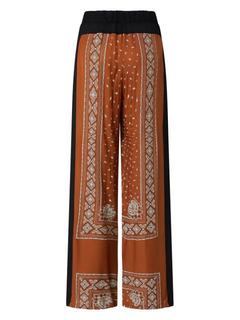 PINKO bandana-print trousers - Brown - zdjęcie produktu nr 2