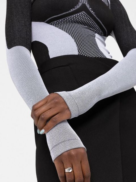 MISBHV x Browns London mock-neck layer top - Black