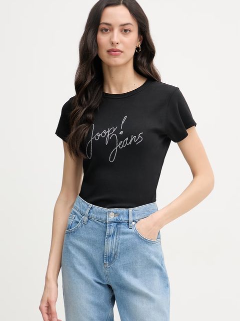 Joop! T-shirt damski bawełniany z elastanem - zdjęcie produktu nr 1